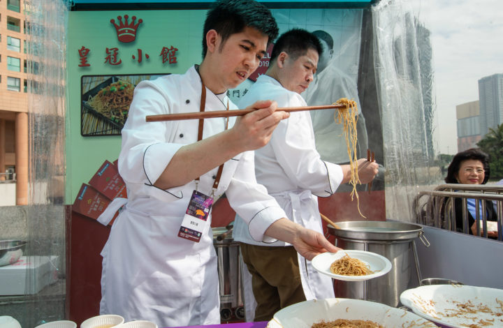 Decorre este fim de semana em Macau, junto aos Lagos Nam Van, o Forum Internacional de Gastronomia, uma demonstração culinária das cidades creativas da gastronomia da Unesco. 19 de janeiro de 2019, Macau. (ACOMPANHA TEXTO DE 20 DE JANEIRO DE 2019)  CARMO CORREIA/LUSA