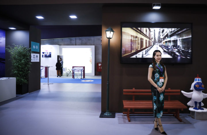 Stand de Macau presente na feira BTL  Bolsa de Turismo de Lisboa na FIL em Lisboa, 13 de março de 2019.  RODRIGO ANTUNES/LUSA